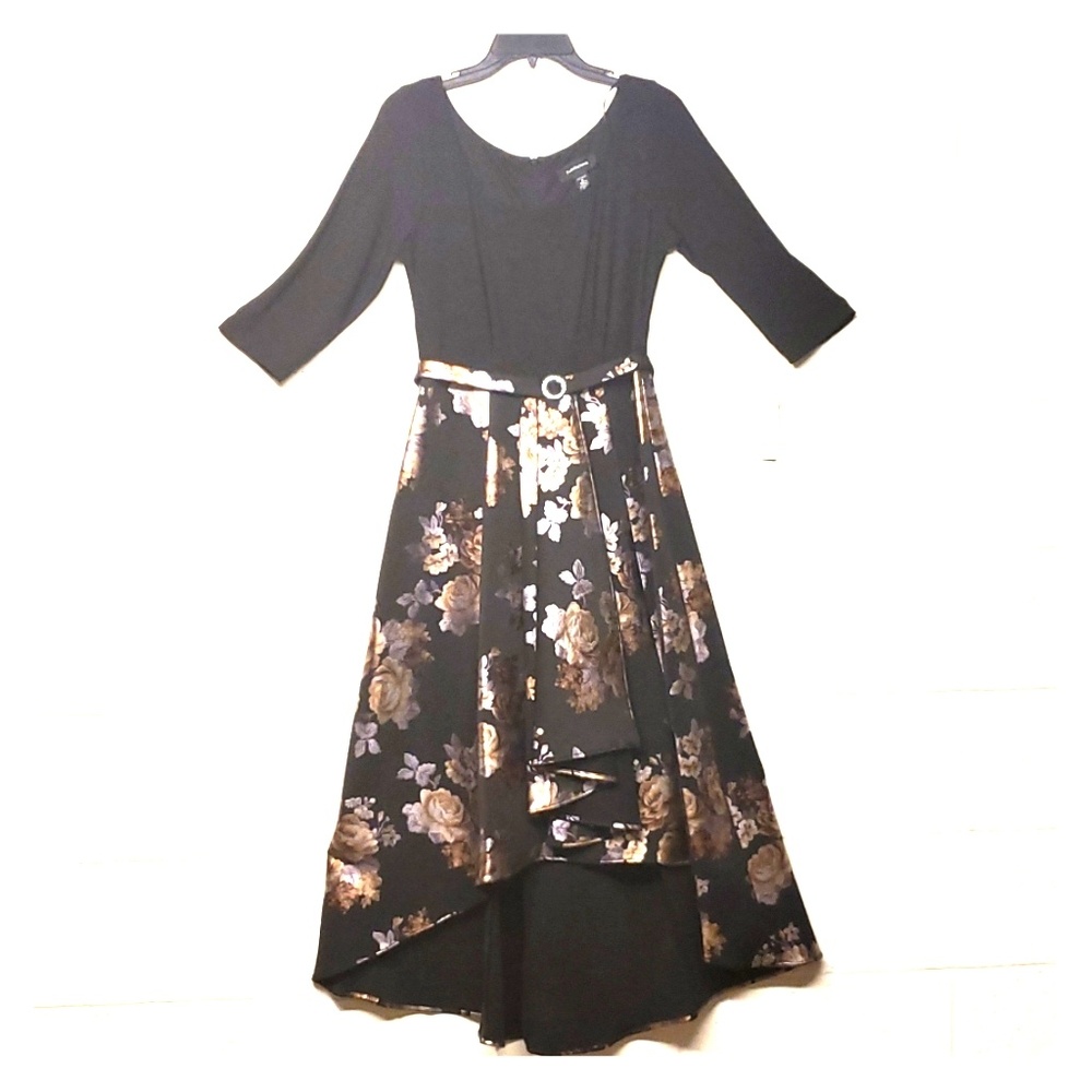R&M Richard's Black/Gold dress